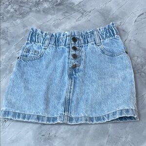 Cat & Jack Light Blue Denim Mini Skirt